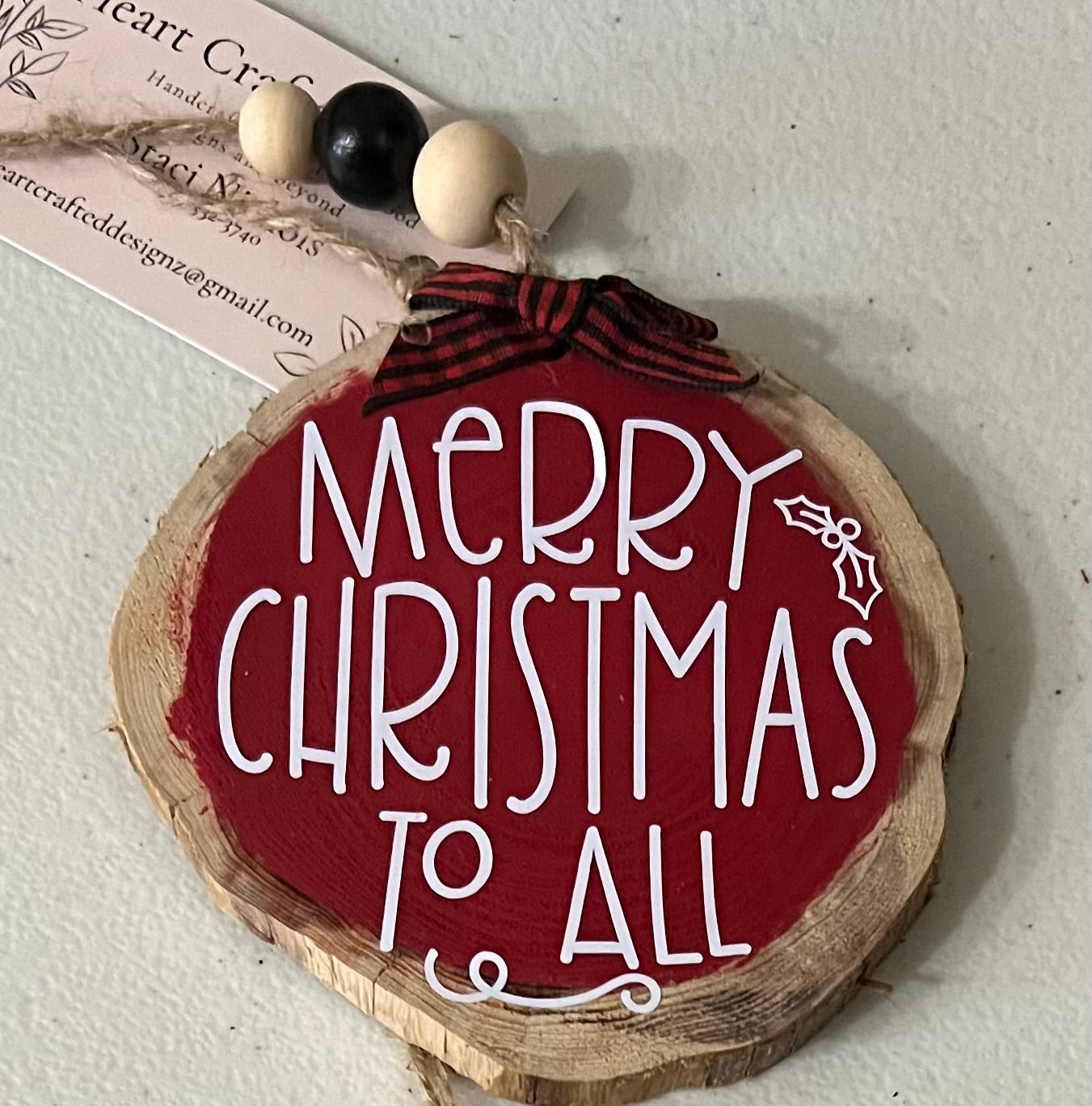 Heartcrafted Designs Wood Ornaments