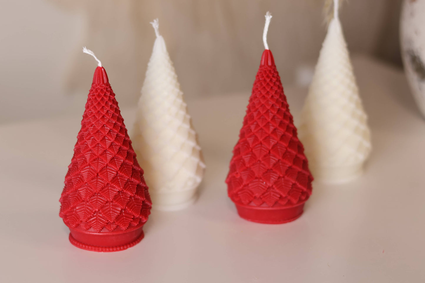 Christmas Tree Candle 4.5x2.5in