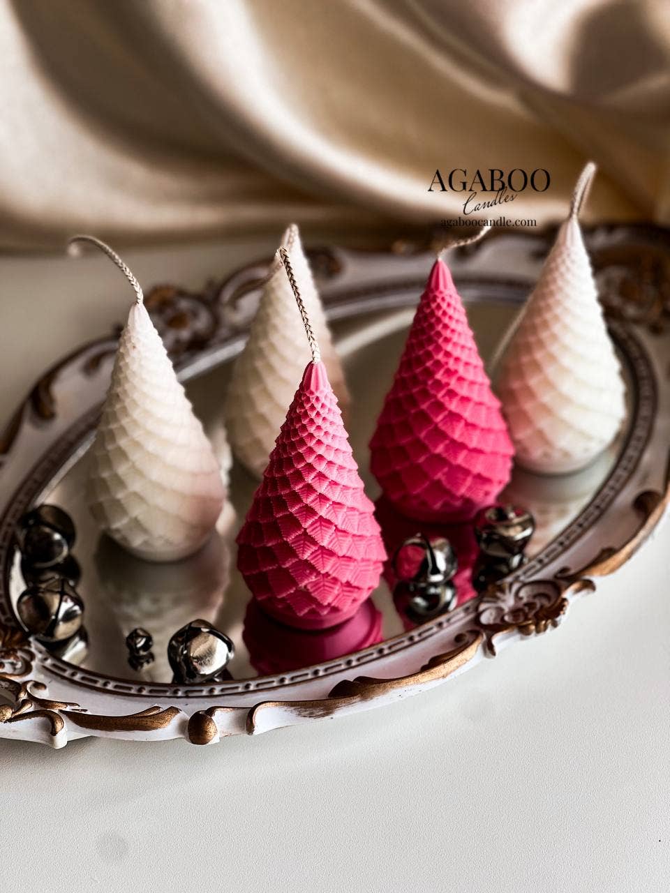 Christmas Tree Candle 4.5x2.5in
