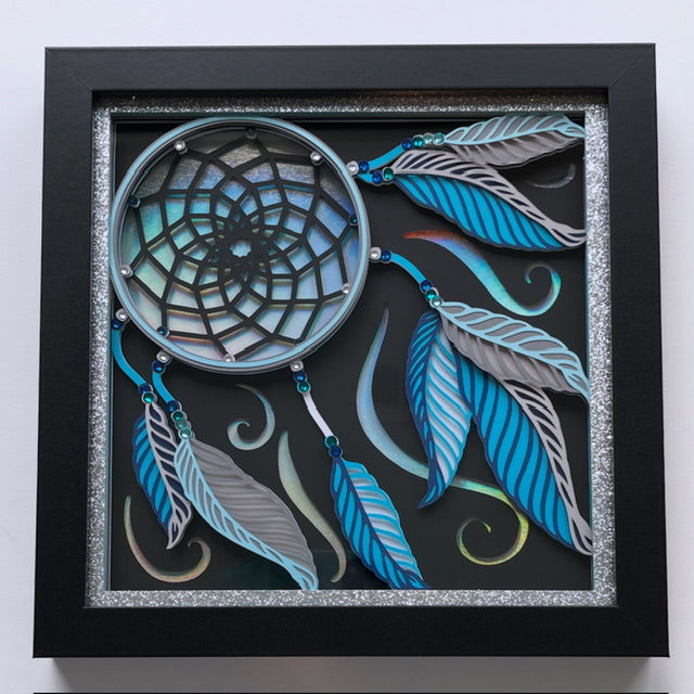 Shadow Box Paper Art 8x8”
