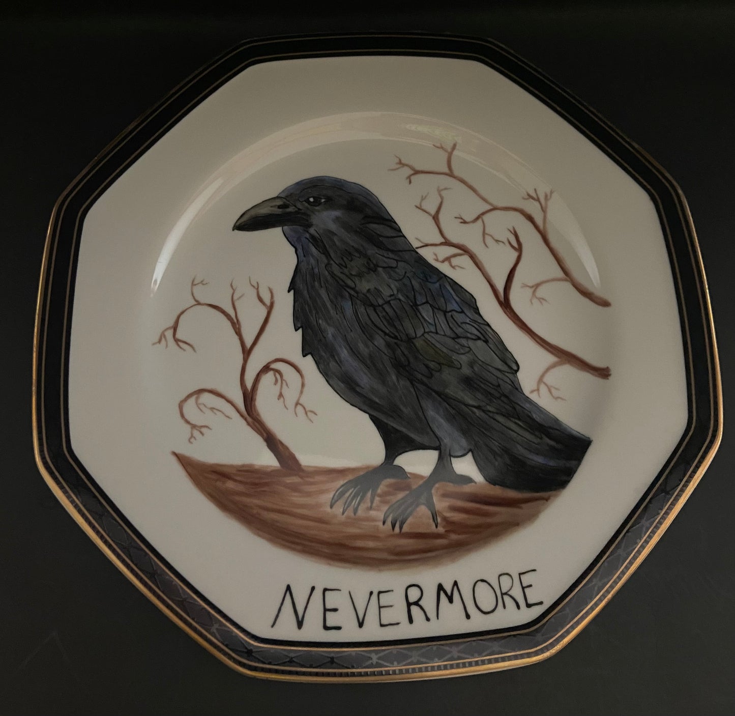 Handpainted Porcelain Plate