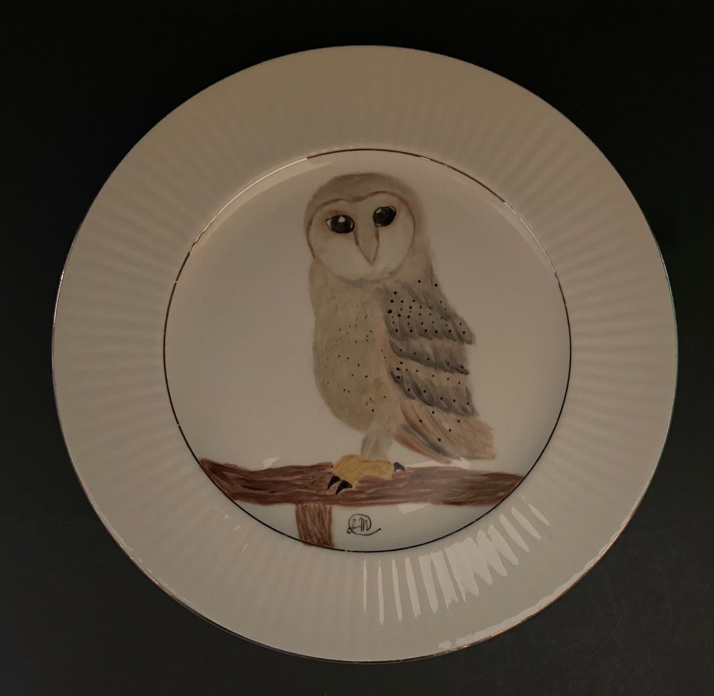 Handpainted Porcelain Plate