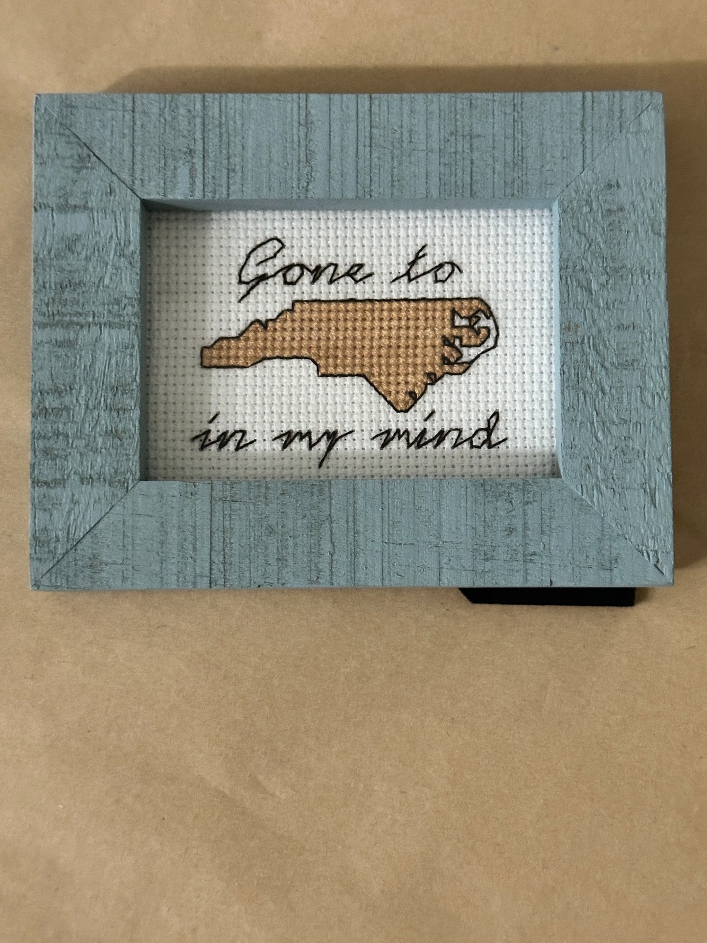 Handmade Cross Stitch Art $30
