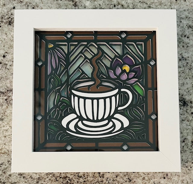 Shadowbox Paper Art 6x6”