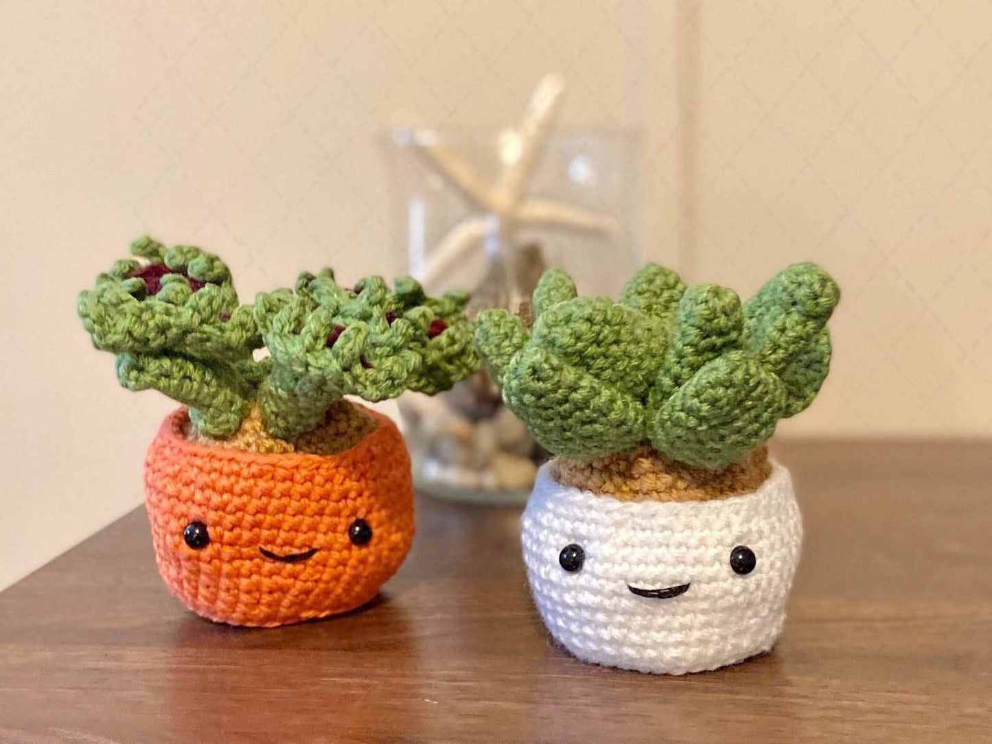 Crochet Succulent Plant, Amigurumi - Snake Plant Design