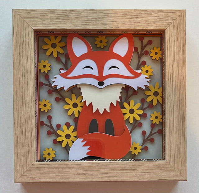 Shadowbox Paper Art 6x6”
