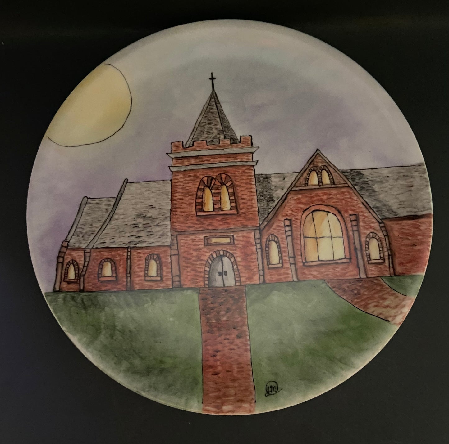 Handpainted Porcelain Plate