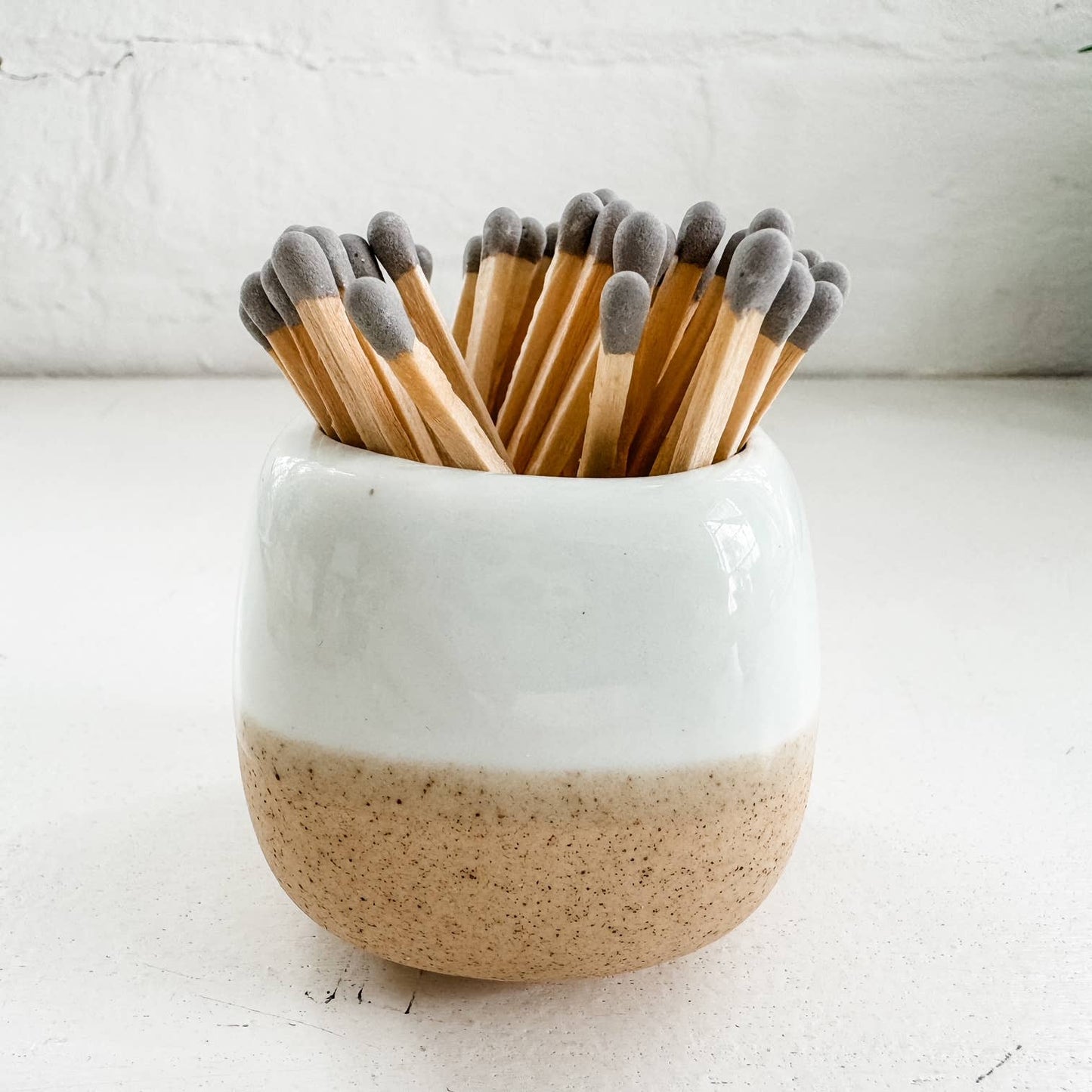 Ceramic Match Holders - With or Without Matches - 5 Colors