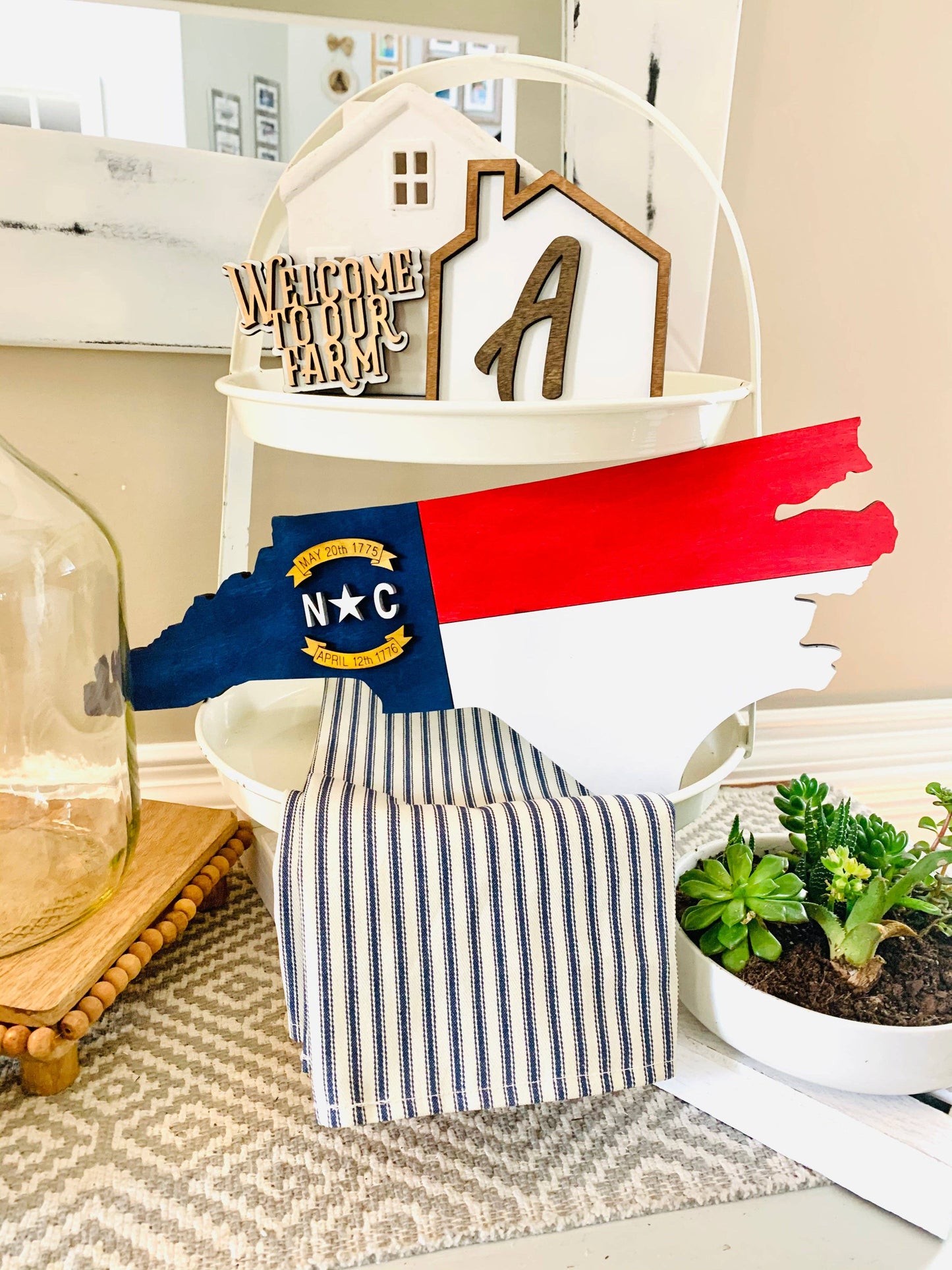 NC Flag Map