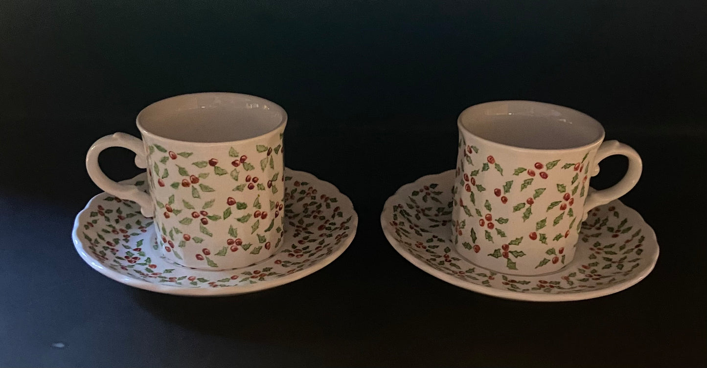 4 Piece Holly Espresso Set