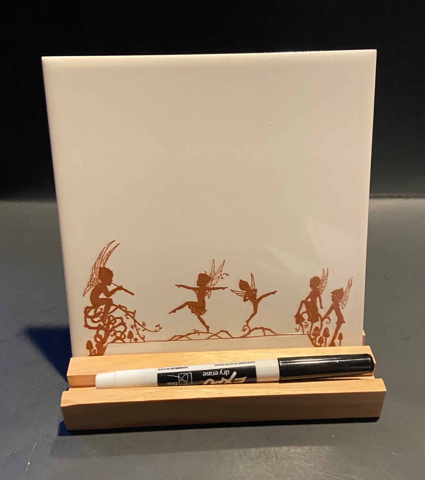 Hand Painted Dry Erase Tiles