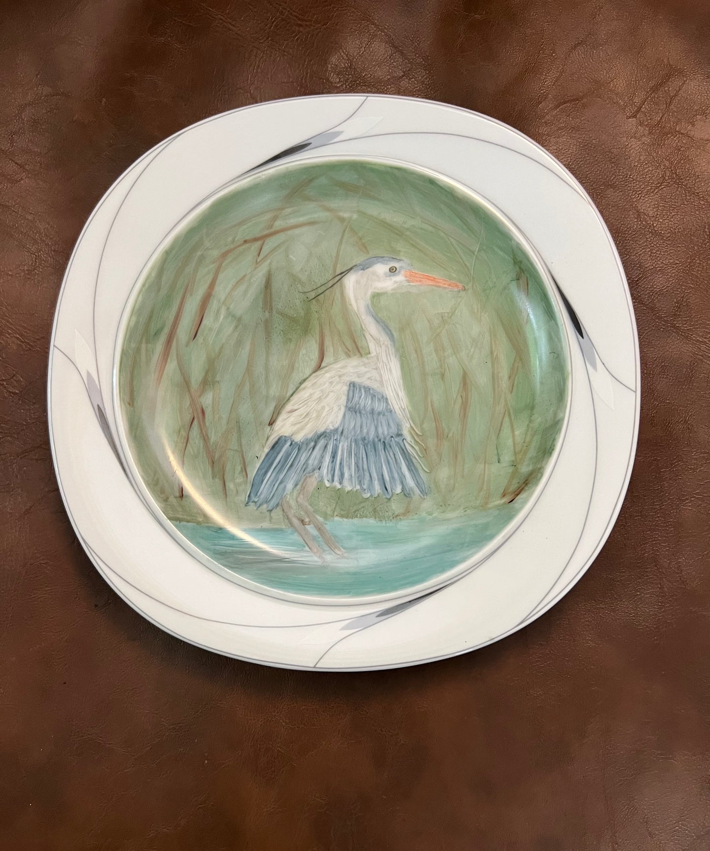 Handpainted Porcelain Plate