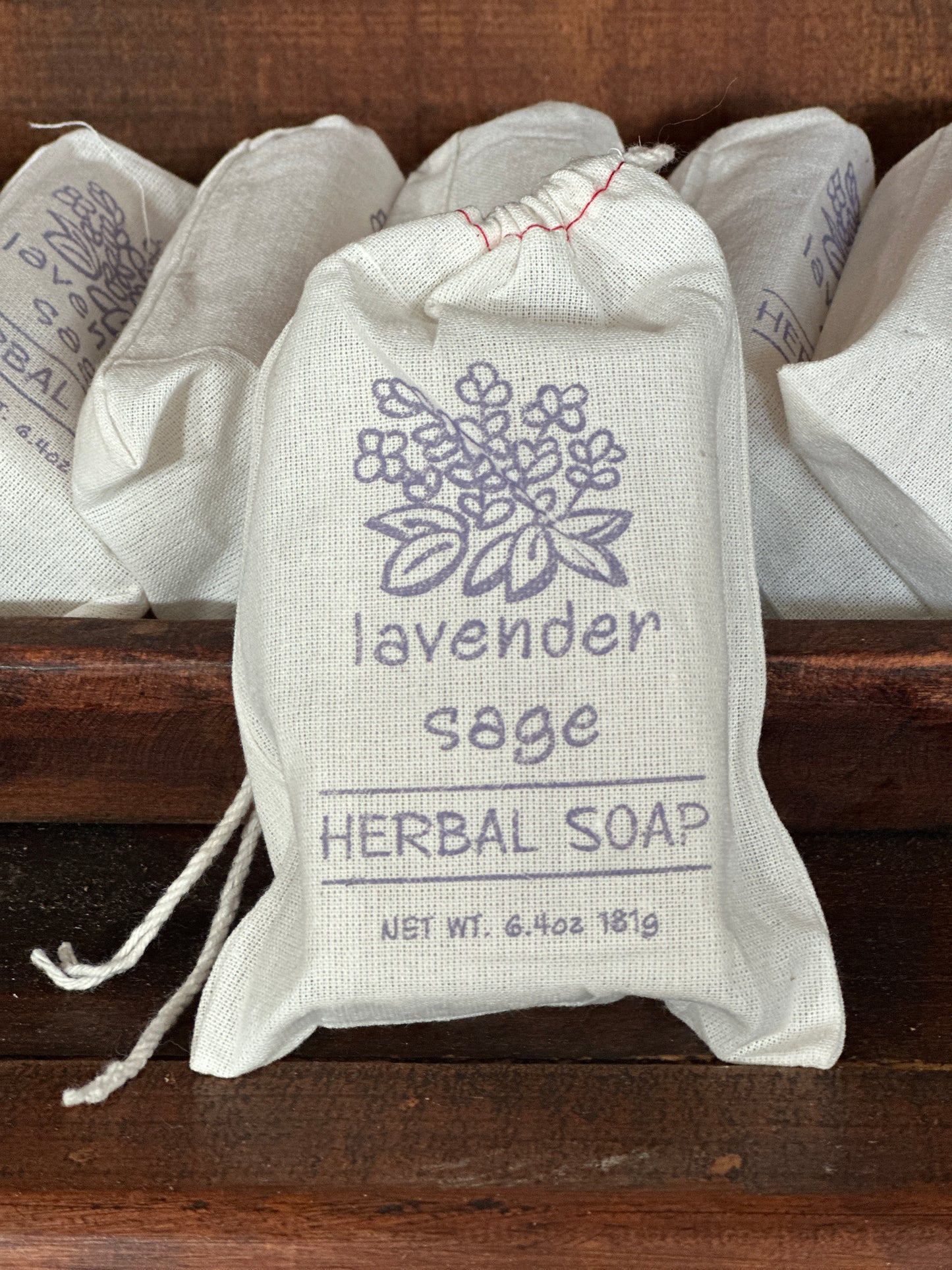 Greenwich Bay Co linen bag soap