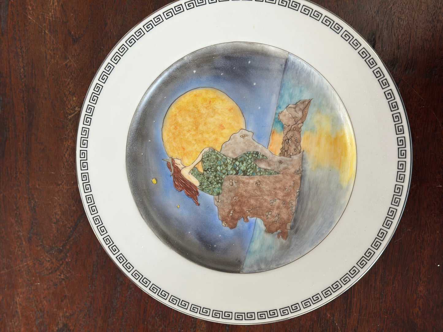 Handpainted Porcelain Plate