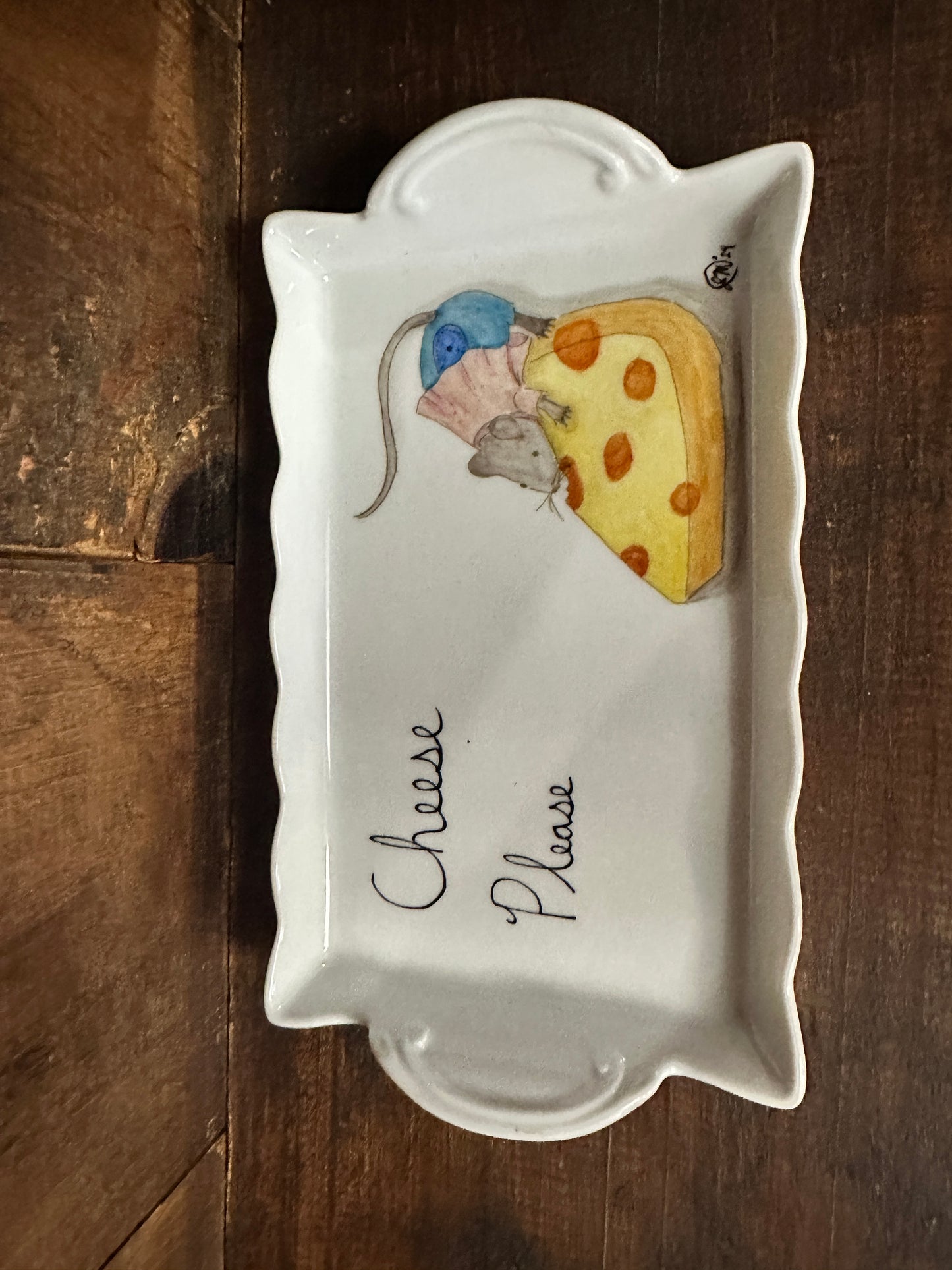 Handpainted Porcelain Plate
