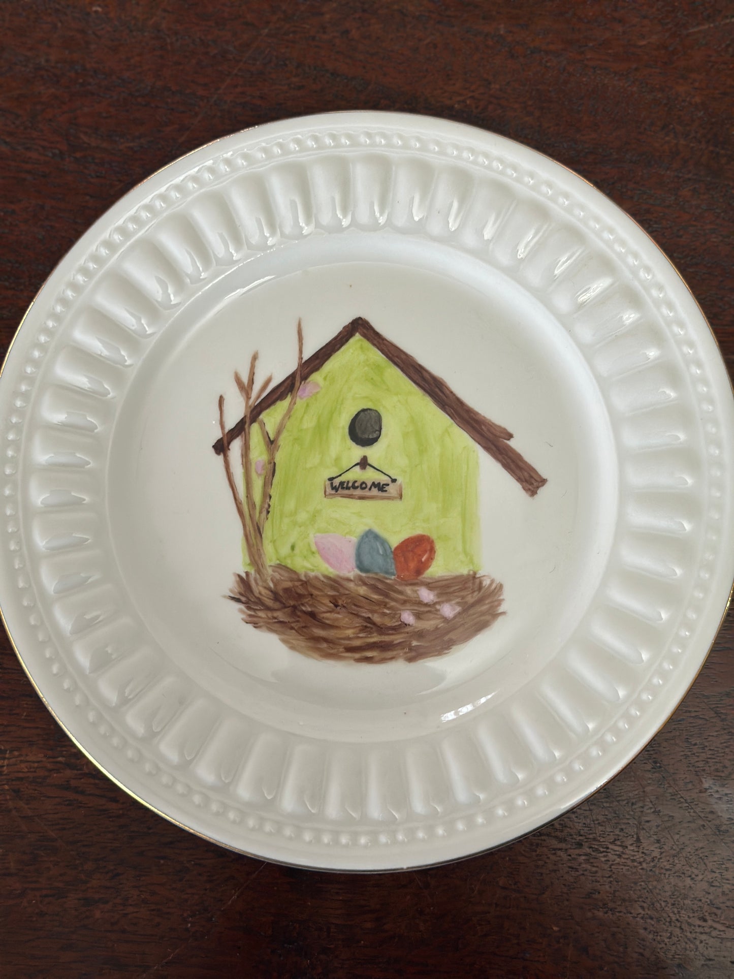Handpainted Porcelain Plate