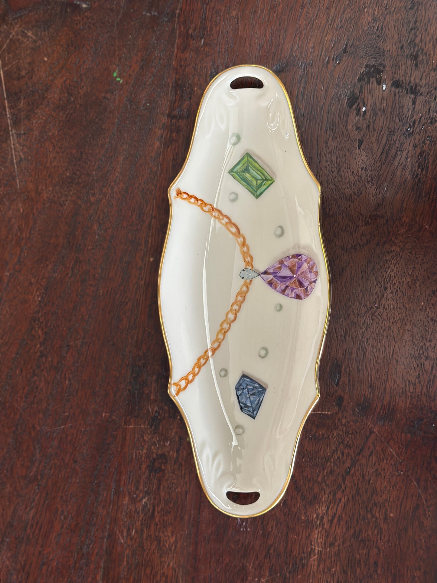 Handpainted Porcelain Plate