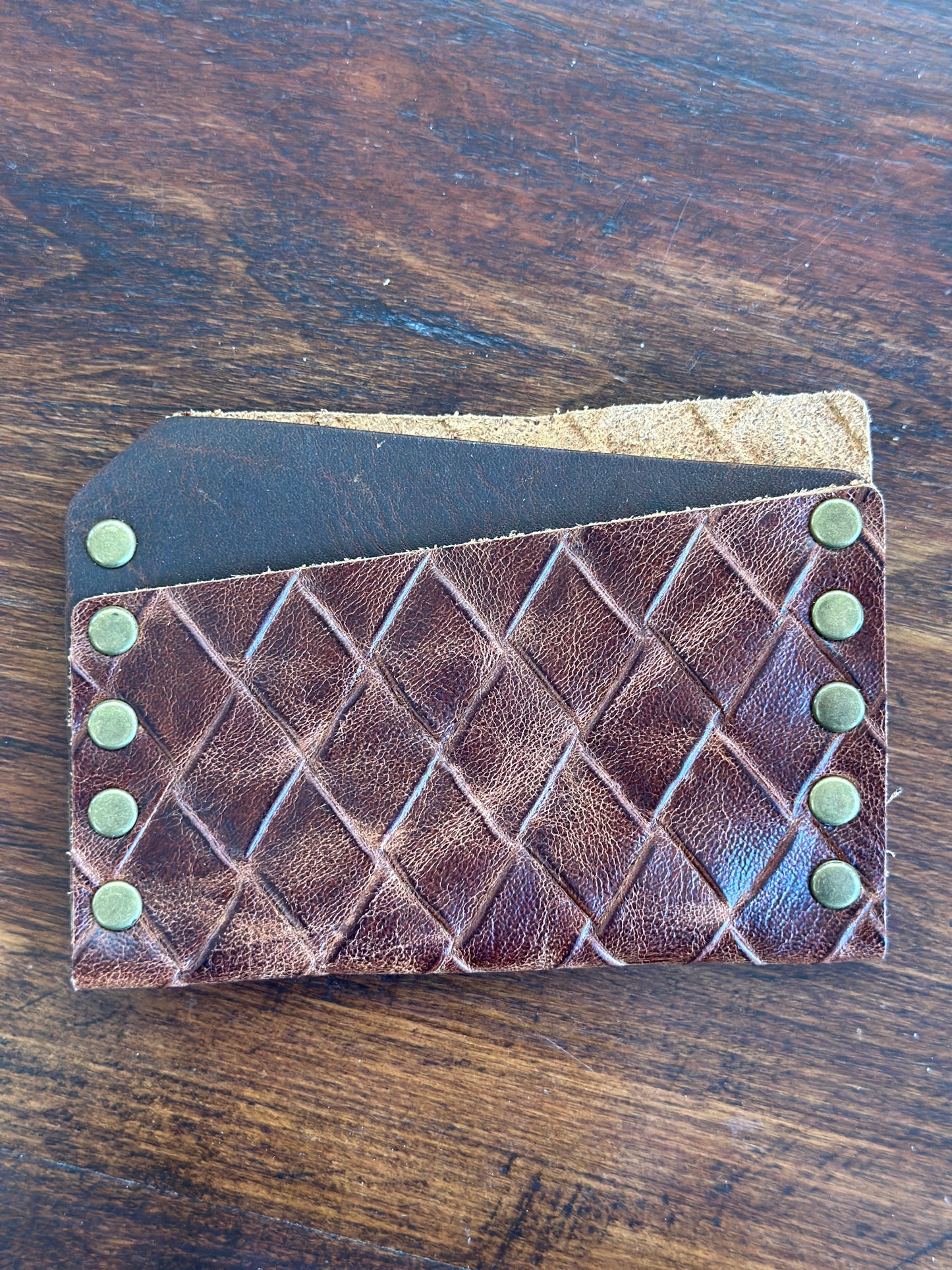 Handmade leather wallet