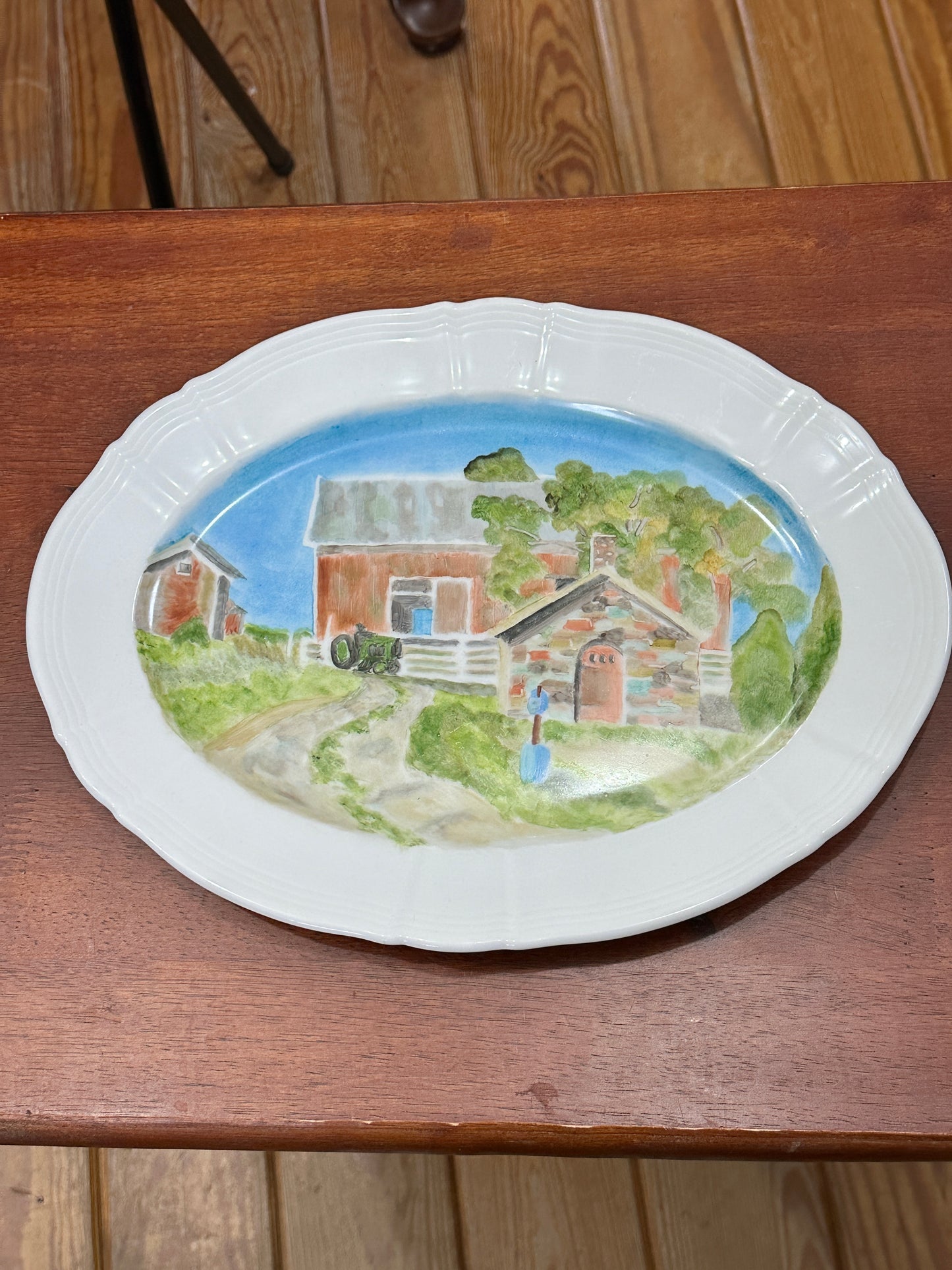 Handpainted Porcelain Plate