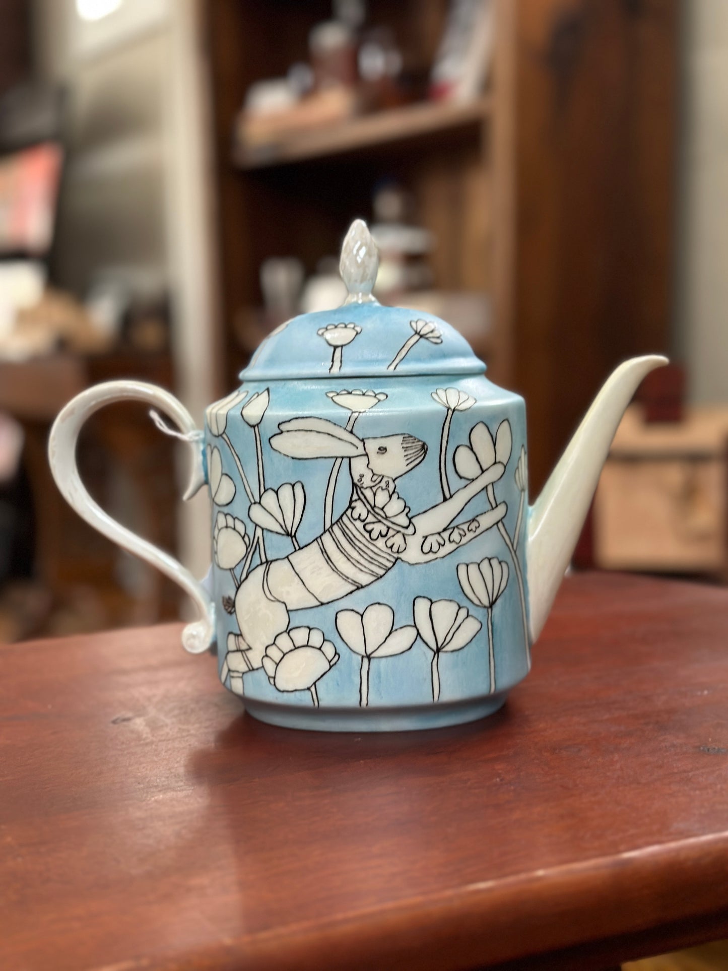Hand Painted Porcelain Tea Pot