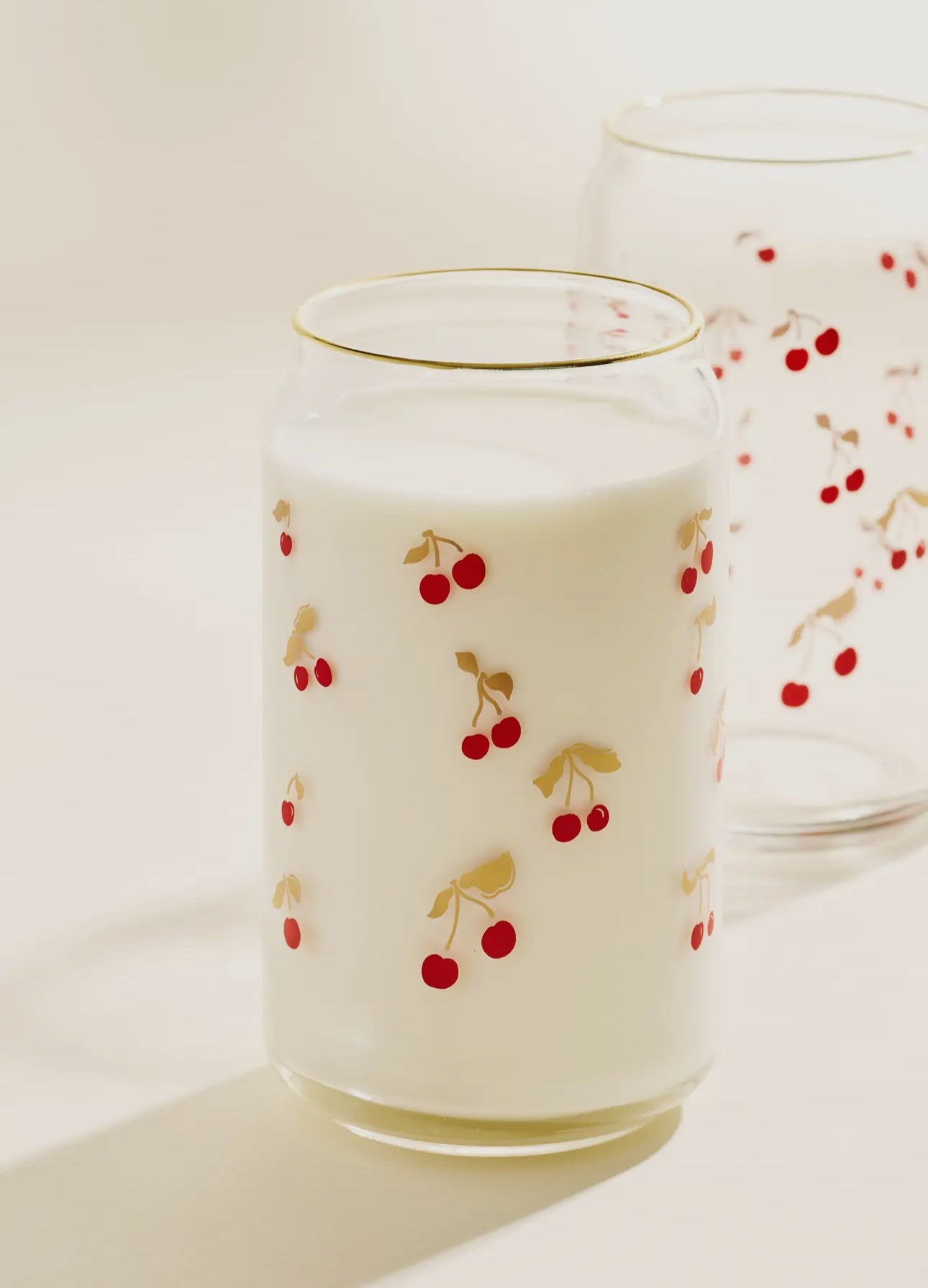 Fruit 16 Oz Soda Can Glass