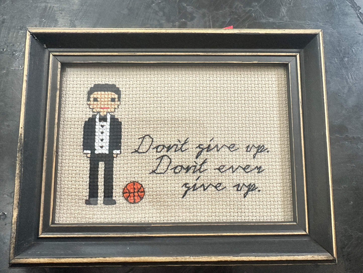 Jimmy Valvano Cross-stitch