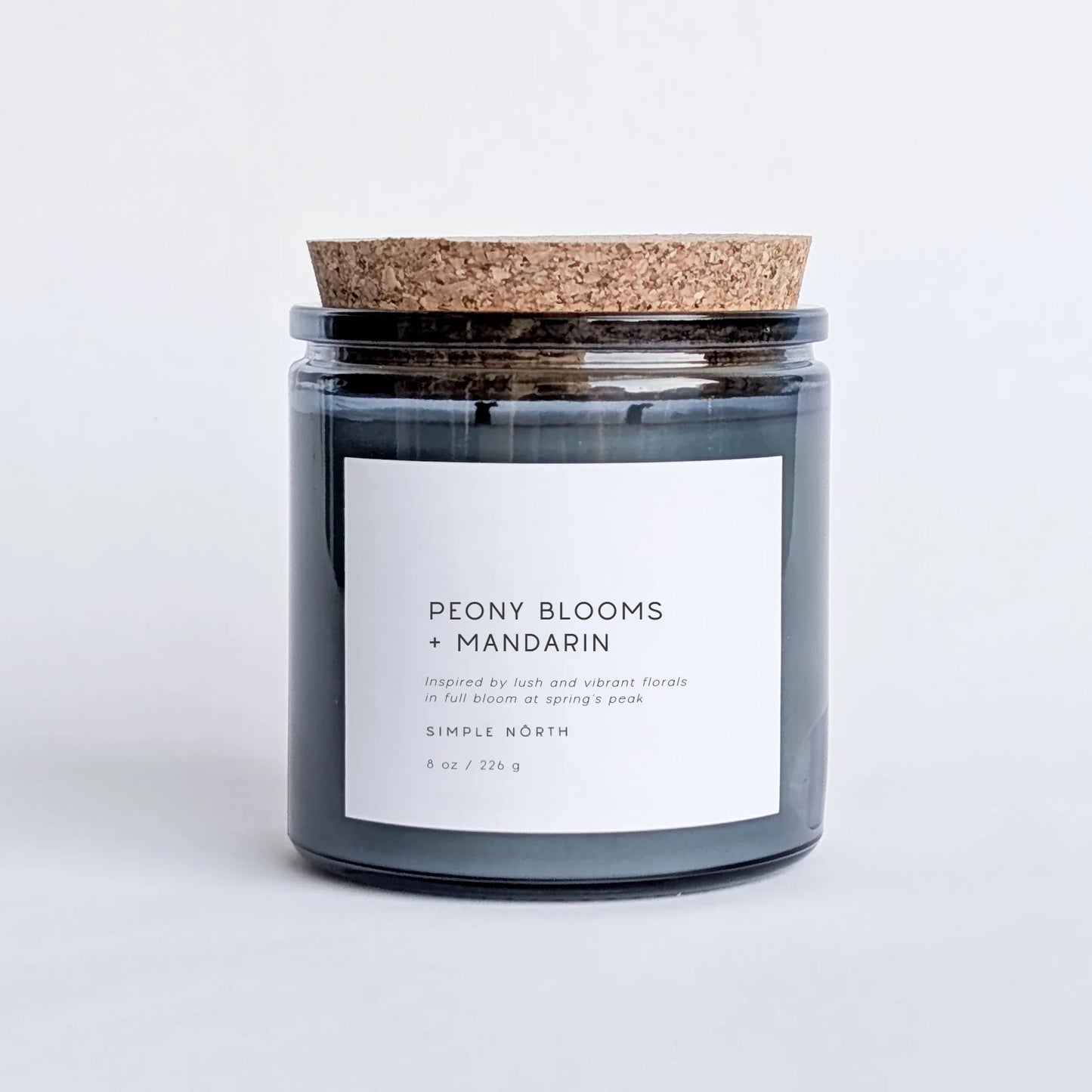 Peony Blooms + Mandarin Double Wick Jar Candle