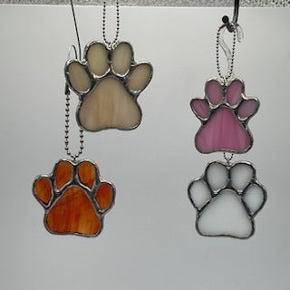 Stained Glass Paw Print