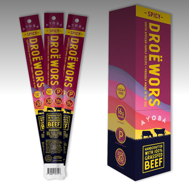 Ayoba Grassfed Droewors Meat Sticks