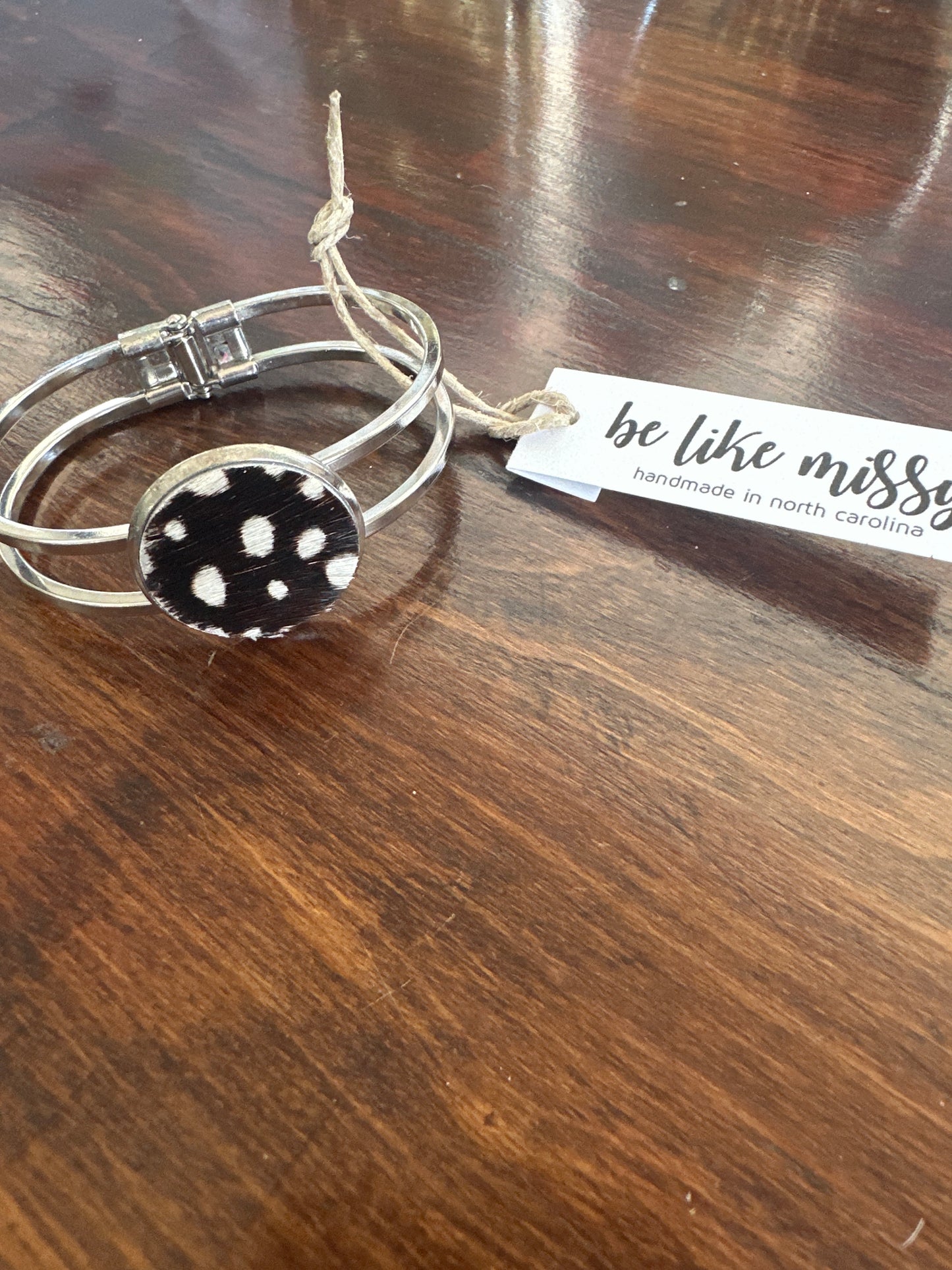 Be Like Missy Silver Cuff Bracelet