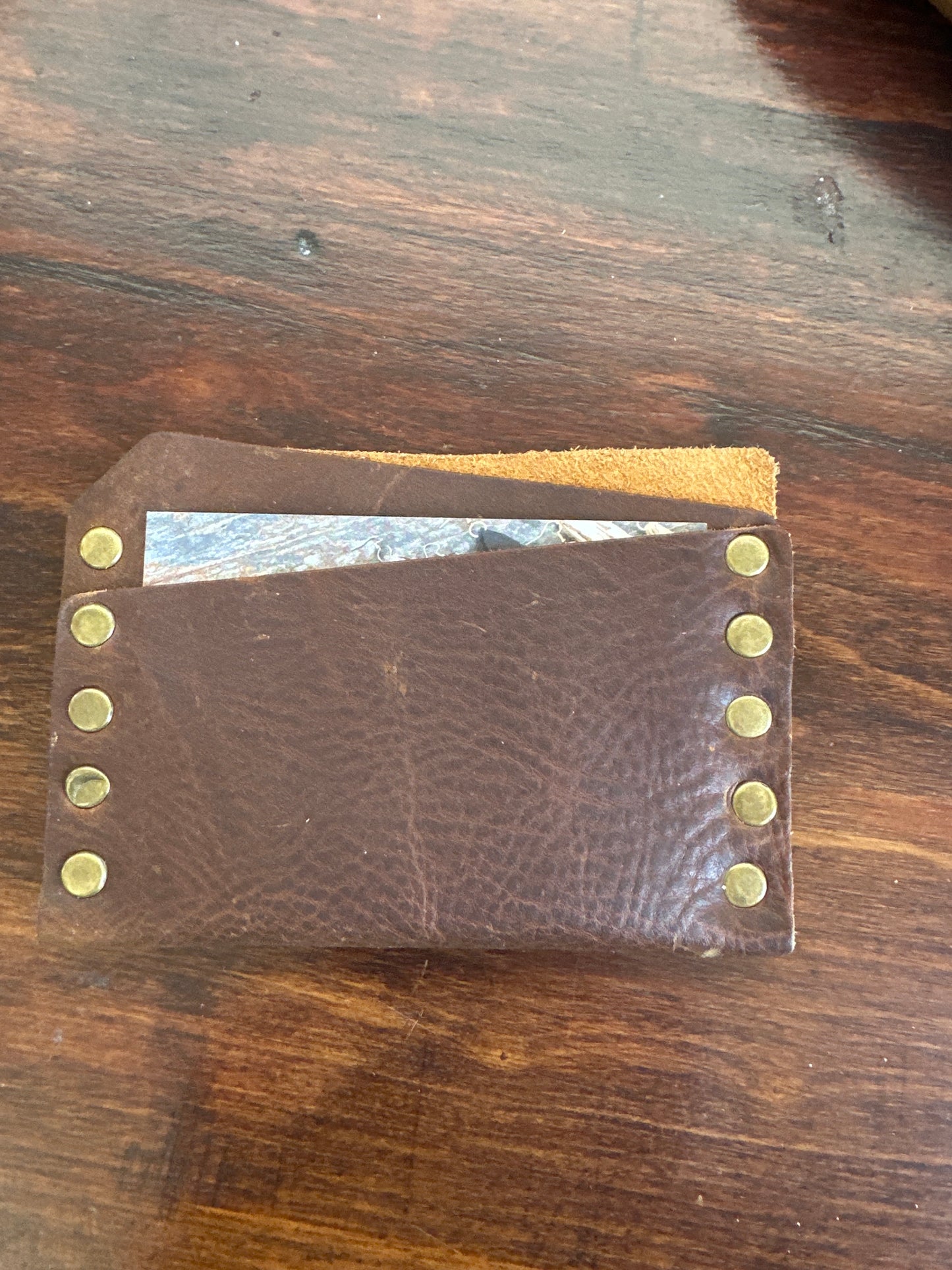 Handmade leather wallet