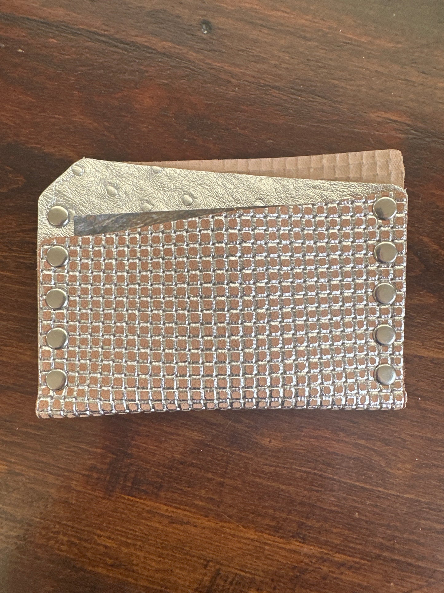 Handmade leather wallet