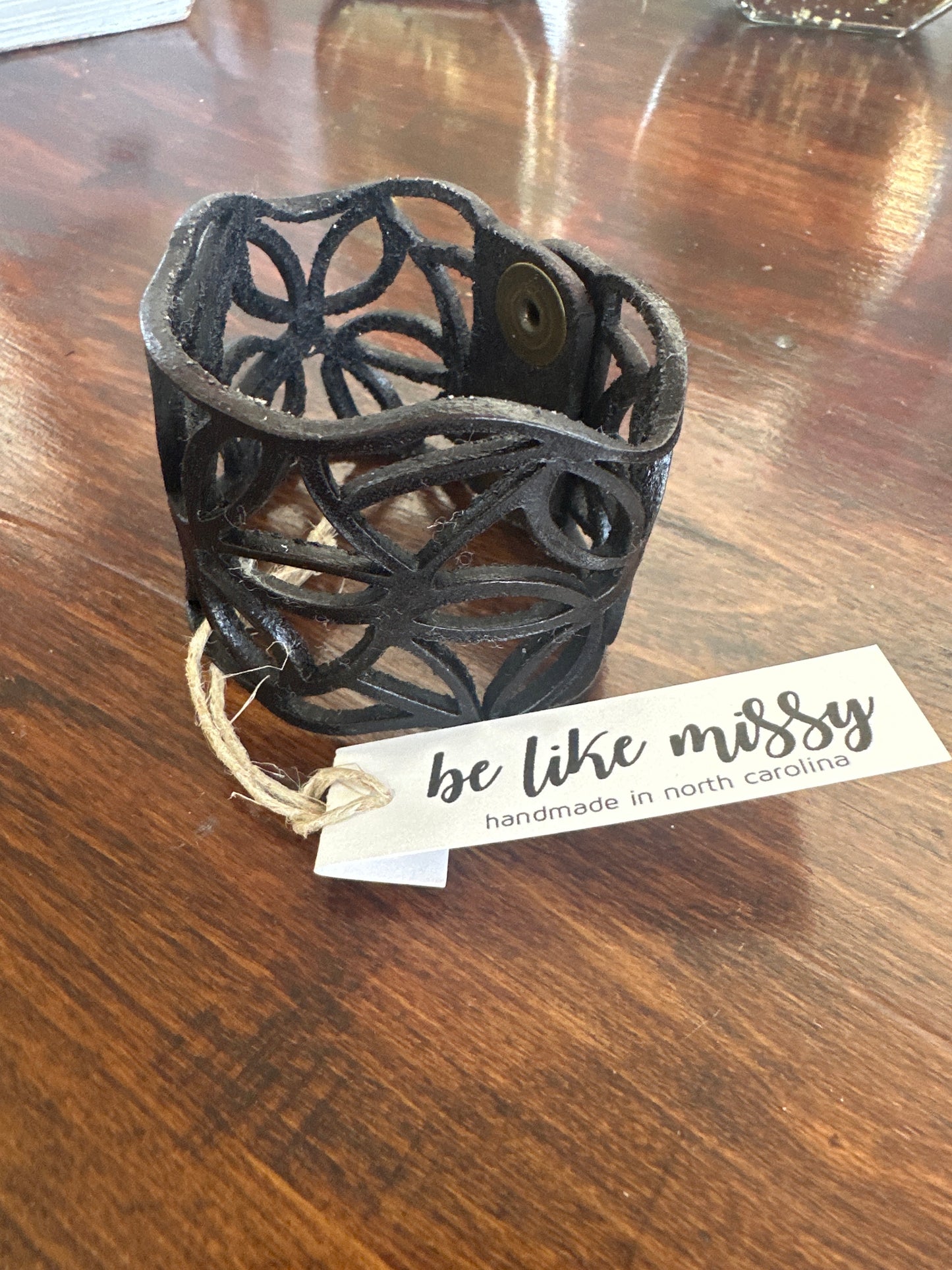 Be Like Missy Leather wrap bracelet