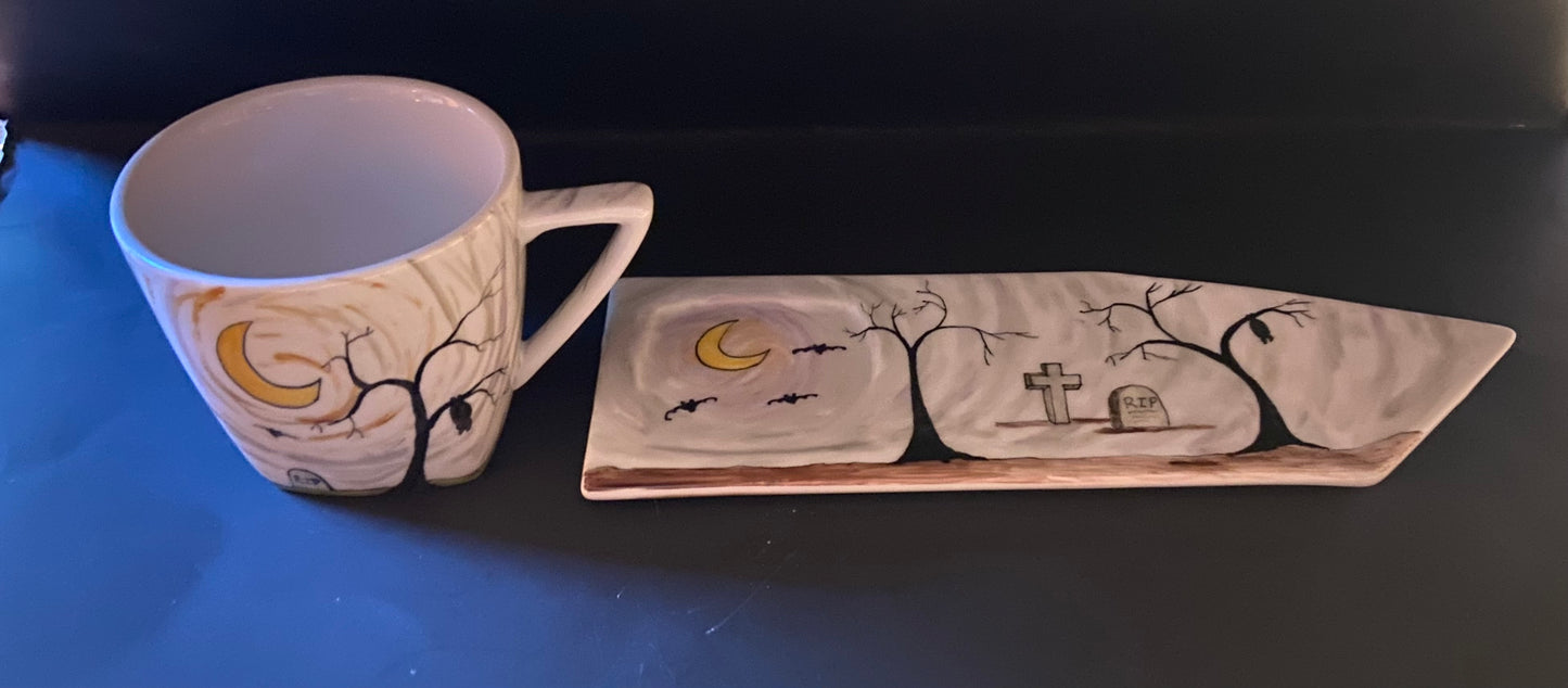 Coffee Mug & Plate Set