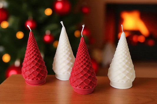 Christmas Tree Candle 4.5x2.5in