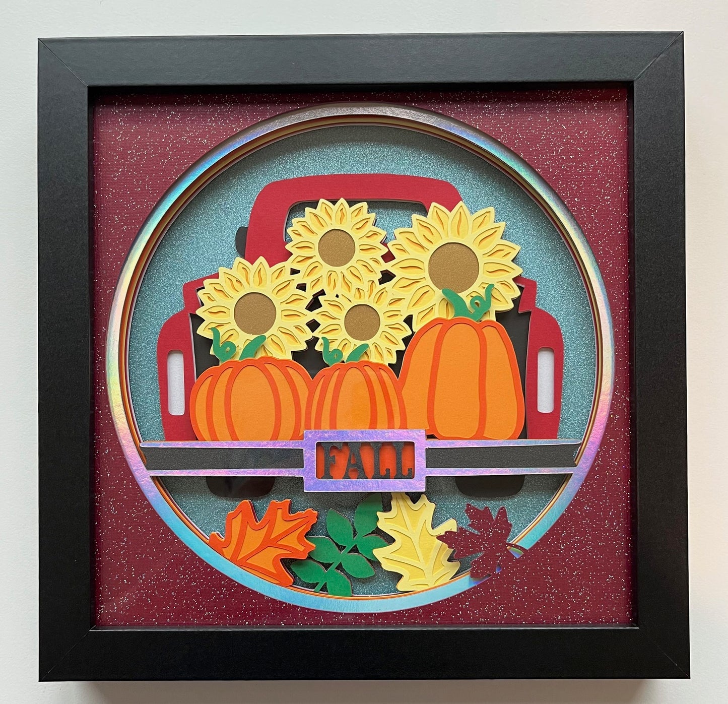 Shadow Box Paper Art 8x8”