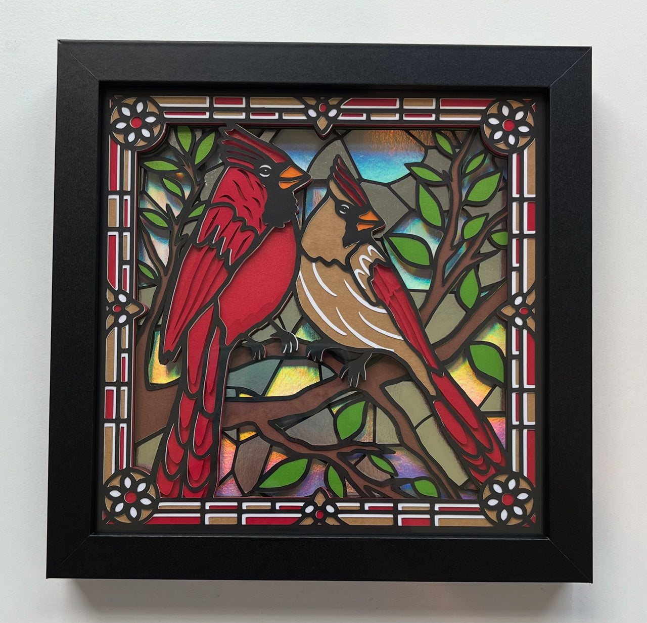 Shadow Box Paper Art 8x8”