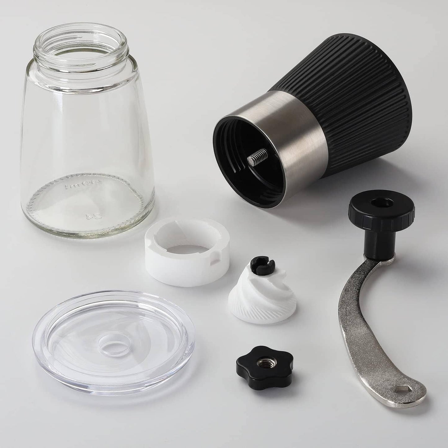 Hand Grinder Coffee Mill with Adjustable Conical Ceramic Bur