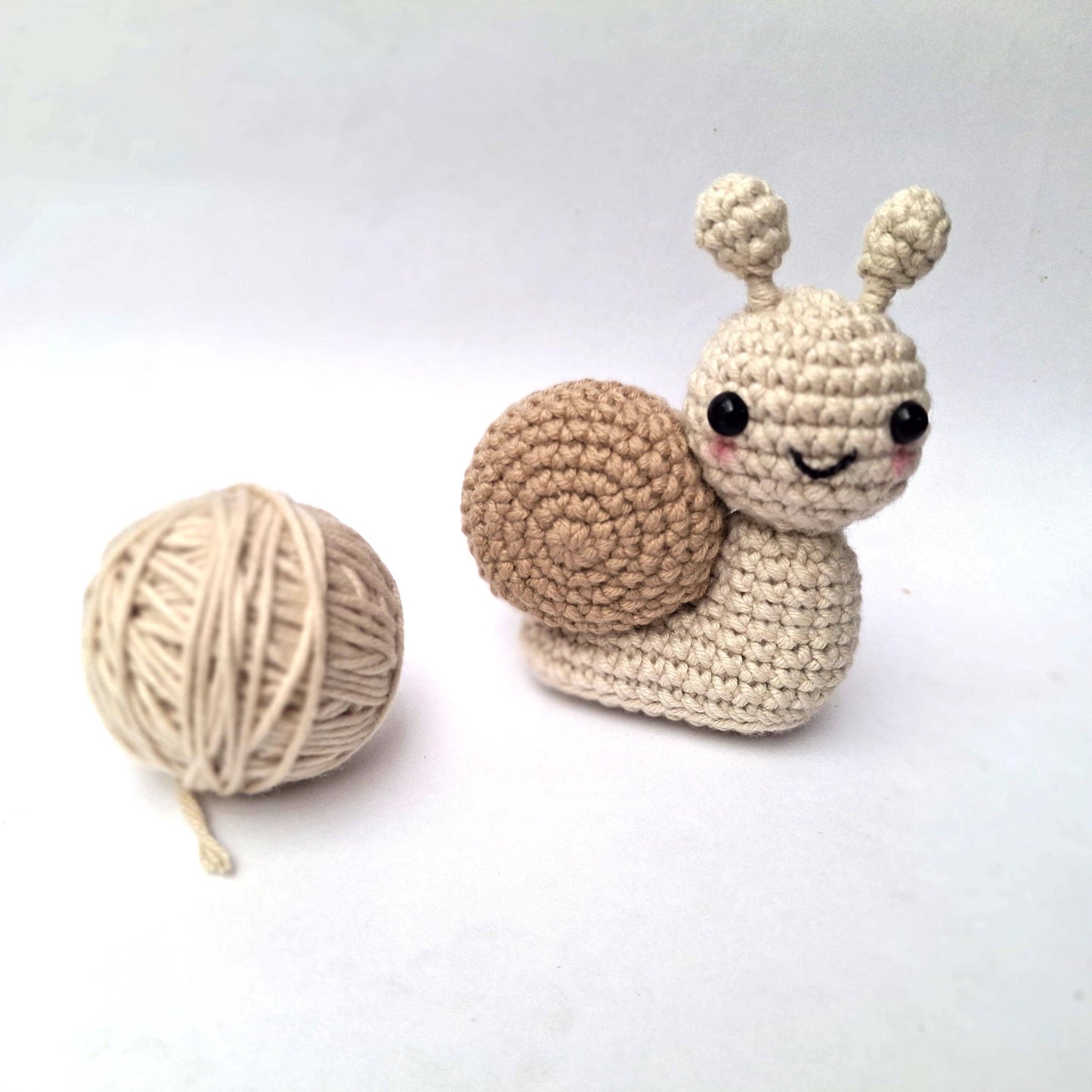 Tiny Snail Crochet, Amigurumi Mini Snail Animal, Cute Snail