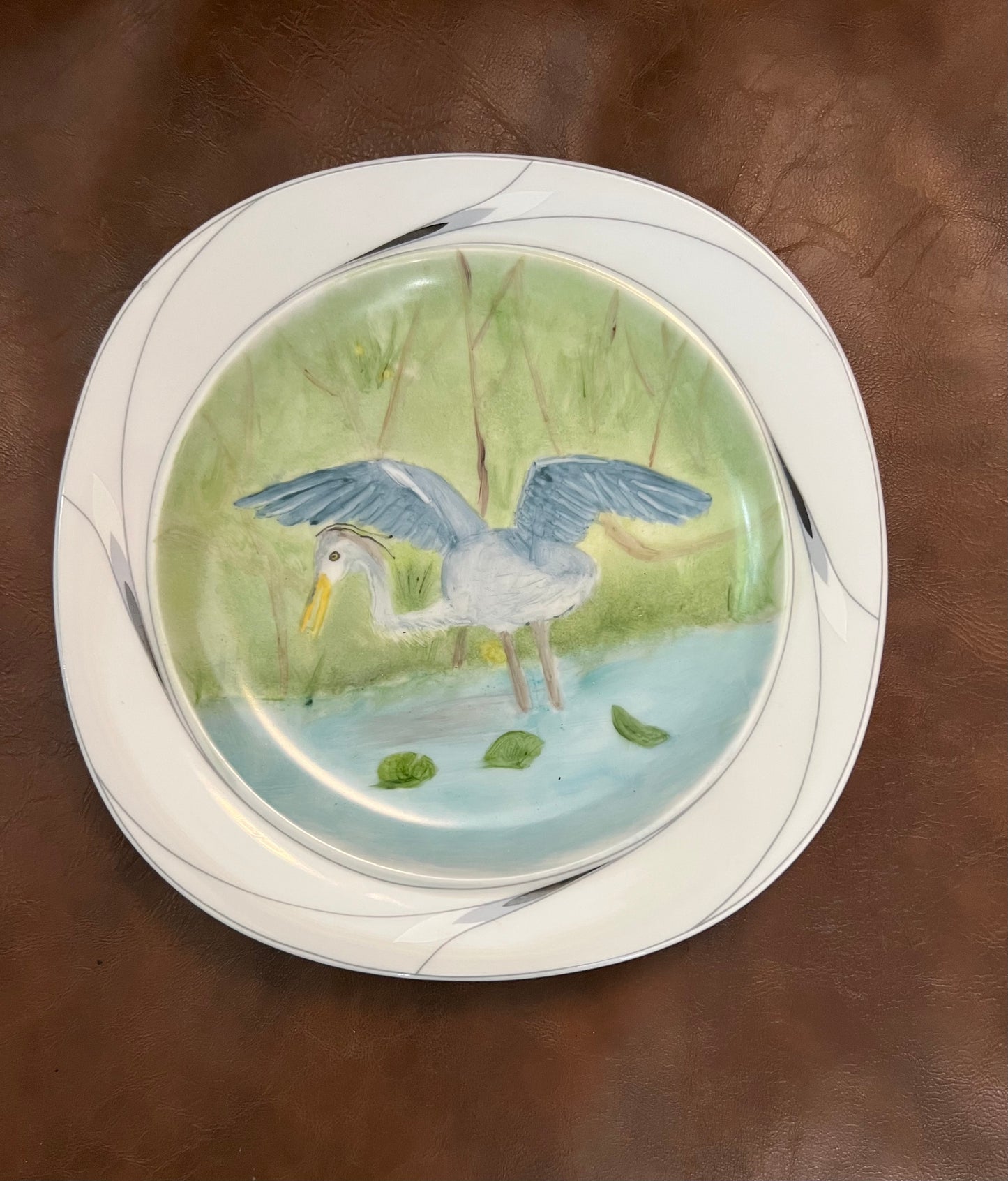 Handpainted Porcelain Plate