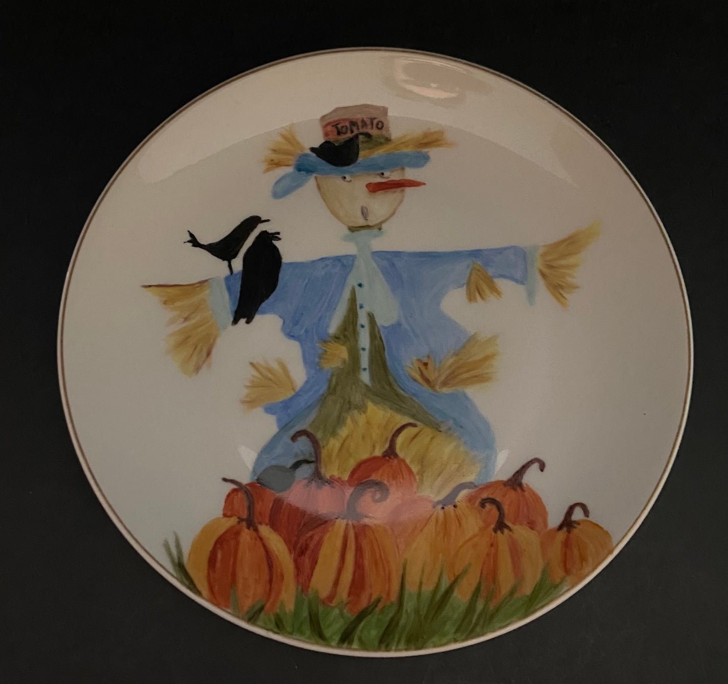 Handpainted Porcelain Plate