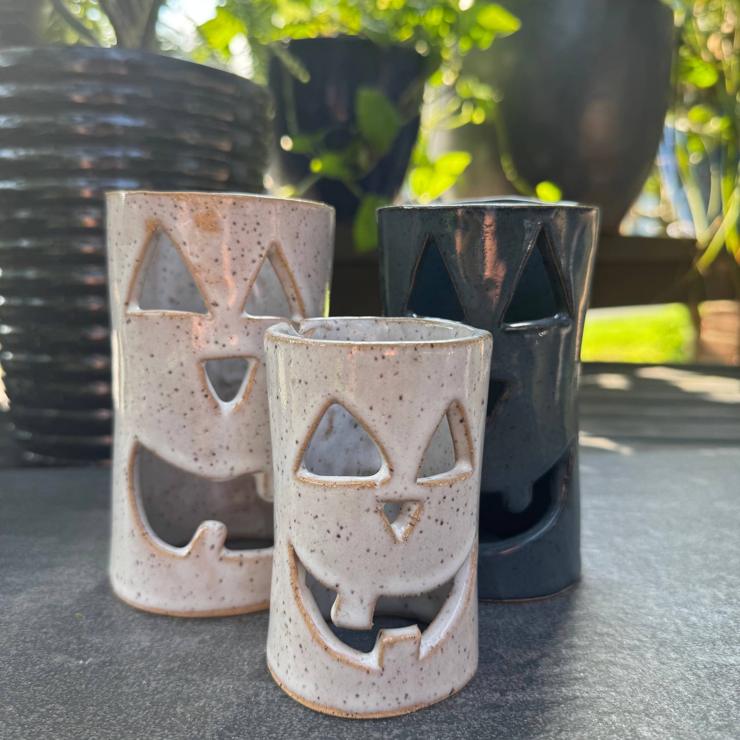 Jack o Lantern Luminary / Fall Candle / Handmade Fall Decor