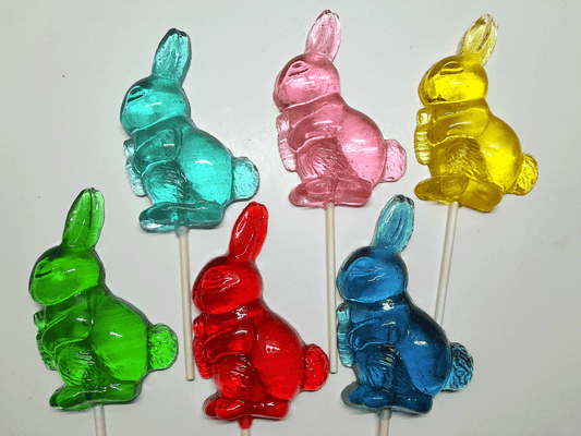 Large Bunny Lollipops in Various Colors