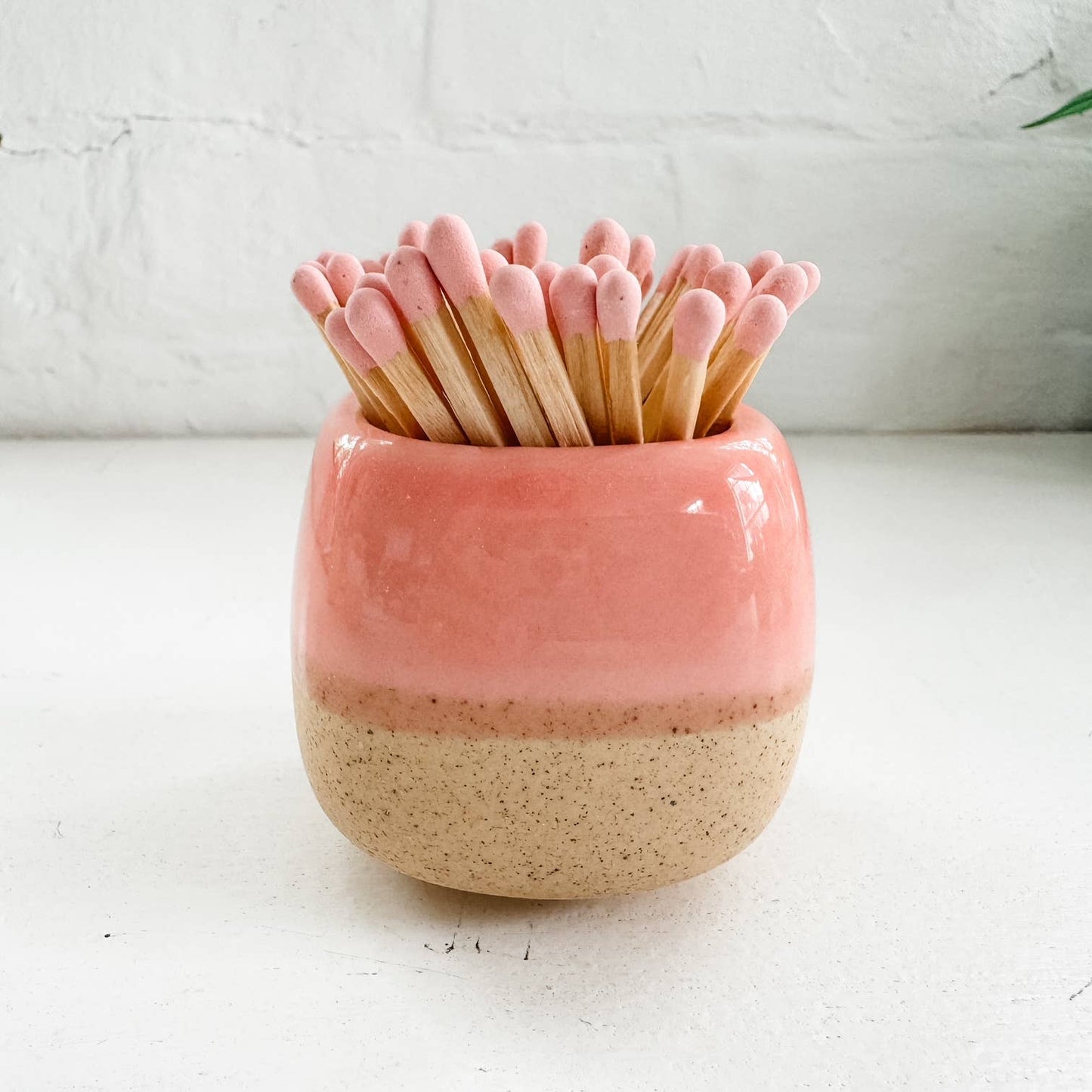 Ceramic Match Holders - With or Without Matches - 5 Colors