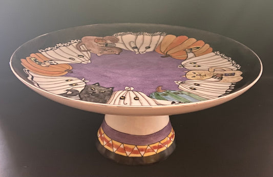 Halloween Cake Plate