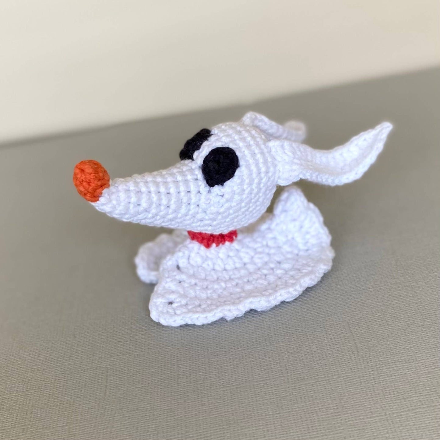 Ghost Dog Crochet, Amigurumi Ghost, Handmade Halloween Decor