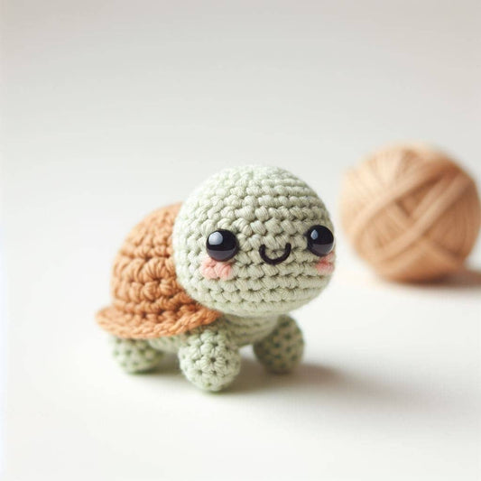 Tiny Turtle Crochet, Amigurumi Mini Sea Animal Crochet