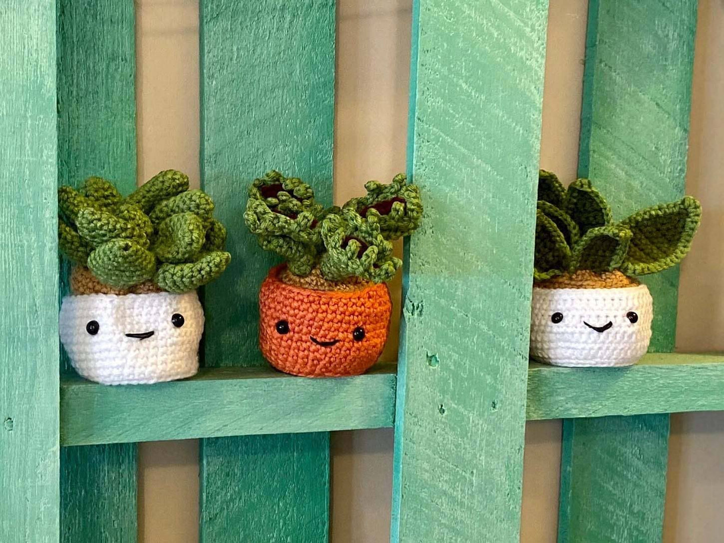 Crochet Succulent Plant, Amigurumi - Snake Plant Design