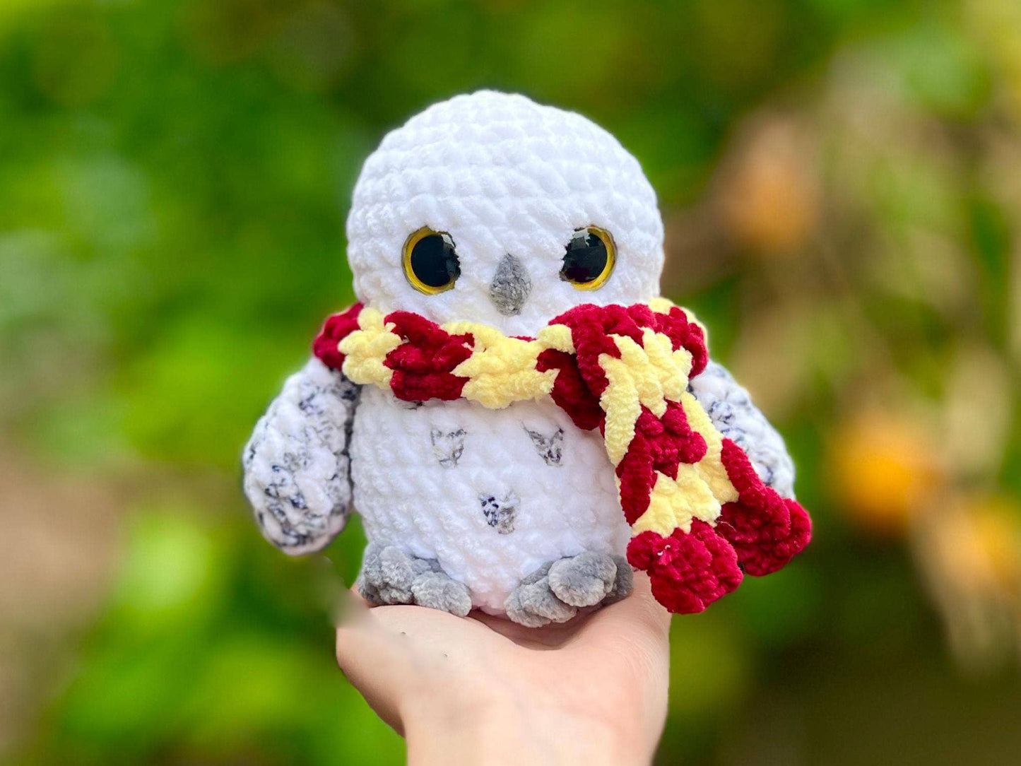 Crochet Funny Owl, Handmade Owl Decor Desk, Cute Owl Gift