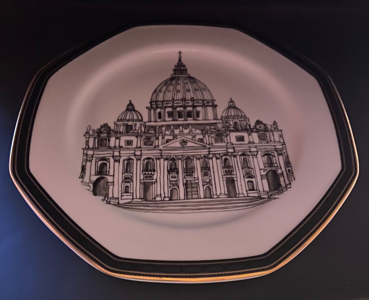 Handpainted Porcelain Plate